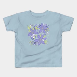 Calming Clematis Kids T-Shirt